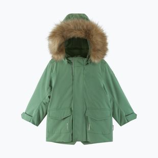 Children's winter jacket Reima Mutka green clay