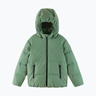 Children's down jacket Reima Paimio green clay