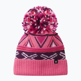 Children's winter hat Reima Kirjoen soft coral