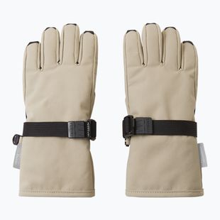 Children's ski gloves Reima Tartu earthy beige