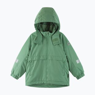 Children's winter jacket Reima Raisio green clay