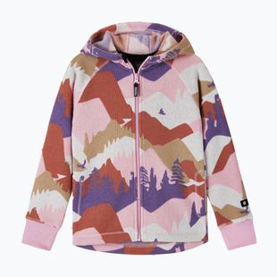 Children's fleece sweatshirt Reima Northern Fleece Hoodie grey pink