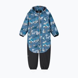 Children's softshell suit Reima Moomin Mjosa blue ocean