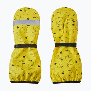 Kids' waterproof gloves Reima Moomin Puro yellow