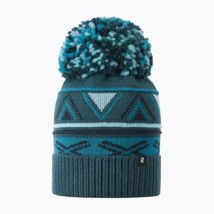 Children's winter hat Reima Kirjoen dark teal