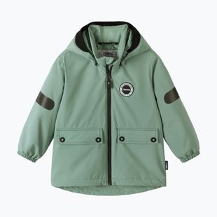 Children's rain jacket Reima Symppis stone green