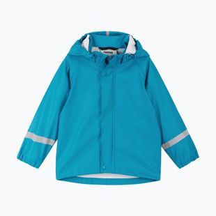 Children's rain jacket Reima Lampi aquatic blue