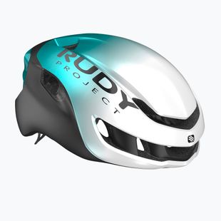 Bike helmet Rudy Project Nytron pearl/emerald/black metal matte