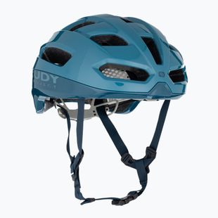 Rudy Project Skudo teal shiny bicycle helmet