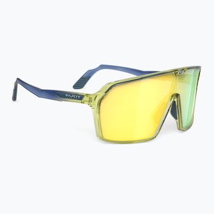Rudy Project Spinshield crystal blue avio/apple green/multilaser yellow sunglasses