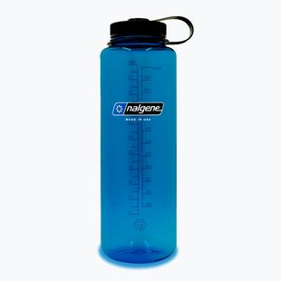 Travel bottle Nalgene Wide Mouth Silo Sustain 1400 ml blue/black cap