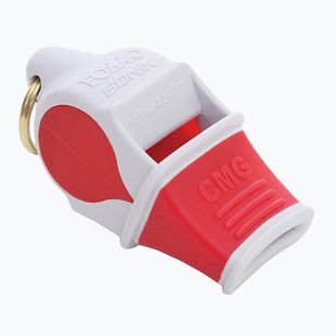 Whistle with cord Fox 40 Sonik Blast CMG white/red