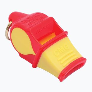 Whistle with cord Fox 40 Sonik Blast CMG red/yellow