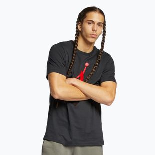 Men's T-shirt Jordan Jumpman Flight black/gym red