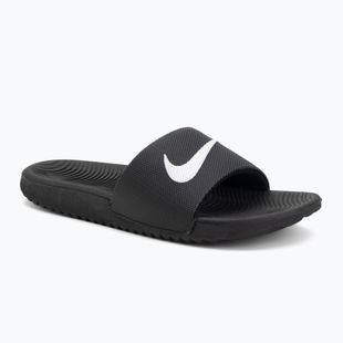 Children's slides Nike Kawa black/white