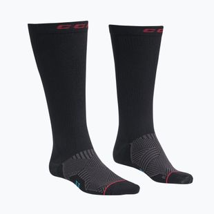 Hockey socks CCM Compression Knee black/red
