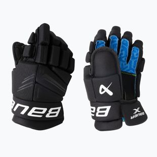 Bauer X Jr children's hockey gloves black