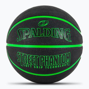 Spalding Phantom basketball black/green size 6