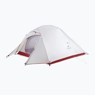 Naturehike Updated Cloud Up 3 person trekking tent light grey/red