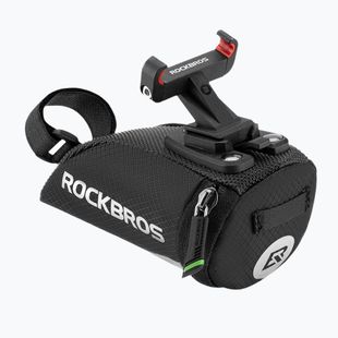 Bike underseat bag Rockbros C28BK Bike Saddle Bag black