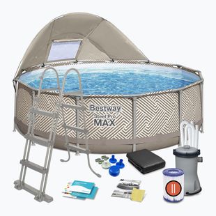 Bestway Steel Pro Max Pool Set 396 x 107 cm beige