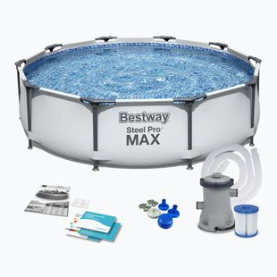 Bestway Steel Pro Max Pool Set 305 x 76 cm grey