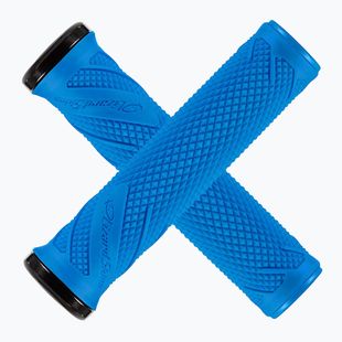 Lizard Skins Single-Clamp Wasatch handlebar grips deja blue