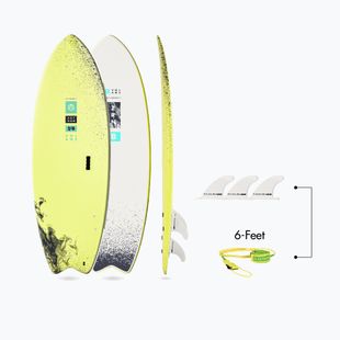 Aztron Volans Soft-Top 5'8" surfboard