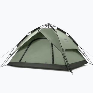 3-person camping tent Naturehike Pop-Up 3 Automatic forest green