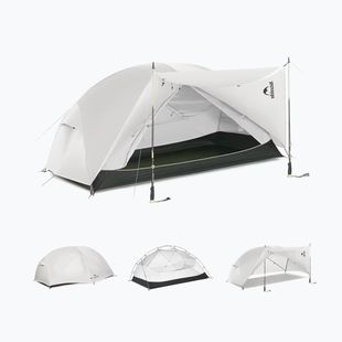 2-person trekking tent Naturehike Mongar Pro 2 20D light grey