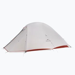 3-person trekking tent Naturehike Cloud Up 3 Pro 20D light gray/red
