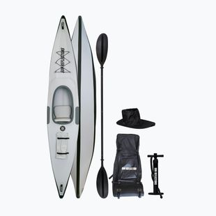 1-person inflatable kayak Sun Reflections Full DS light grey/black