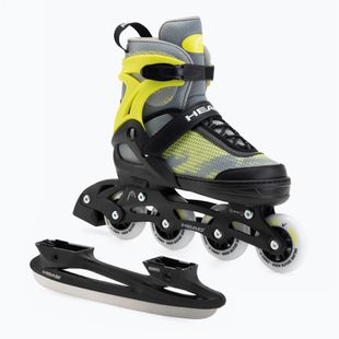 Children's inline skates HEAD Galaxy 2w1 yellow