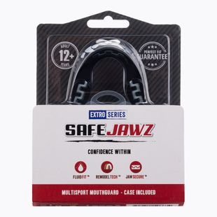 SAFEJAWZ Extro-Series jaw protector black SJFANGZBLA