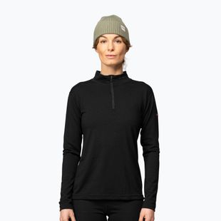 Women's thermal sweatshirt Devold Breeze Merino 150 Zip Neck black