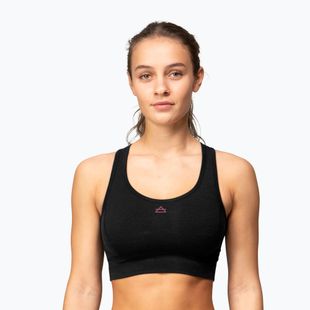 Thermal sports bra Devold Berle Merino caviar