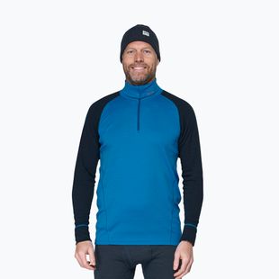 Men's thermal sweatshirt Devold Duo Active Merino 205 Zip Neck blue/ink