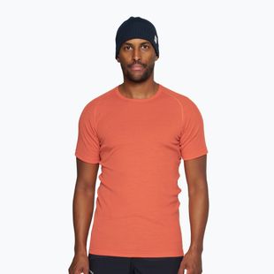 Men's thermal shirt Devold Adventure Merino 190 Tee Brick