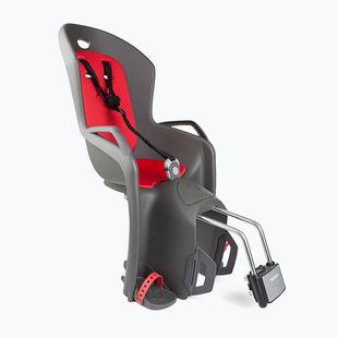 Hamax Amiga bicycle seat dark grey/red