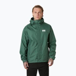Helly Hansen Seven J jungle green men's rain jacket