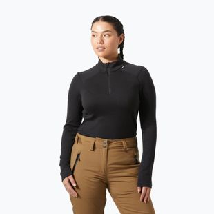 Women's thermal sweatshirt Helly Hansen Lifa Merino Midweight 1/2 Zip black