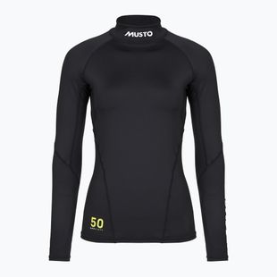 Women's swim long sleeve Musto Championship Rash Guard black