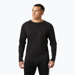 Men's Helly Hansen Lifa Active Stripe Crew thermal longsleeve black