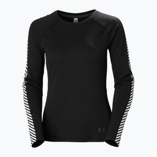 Women's thermal base layer Helly Hansen Lifa Active Stripe Crew black