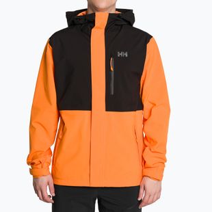 Helly Hansen men's Juell Storm rain jacket orange 53883_325