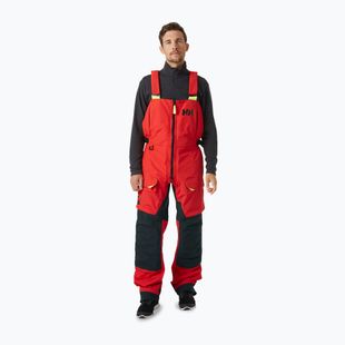 Men's sailing trousers Helly Hansen Aegir Race Bib alert red