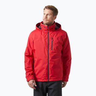 Men's sailing jacket Helly Hansen Crew Hooded Midlayer 2 red