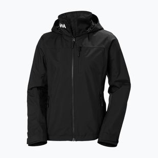 Women's sailing jacket Helly Hansen Crew Hooded Midlayer 2.0 black
