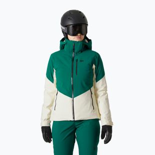 Women's ski jacket Helly Hansen Alphelia emerald snow