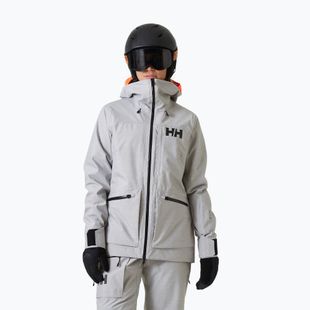 Women's ski jacket Helly Hansen Powderqueen 3.0 grey/melange